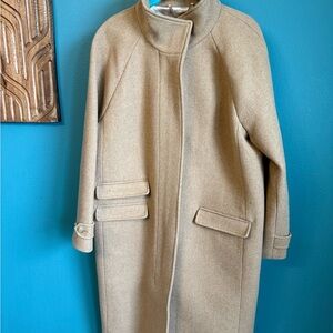 NWT FREE SHIPPING Long Toscana coat in
Italian stadium cloth wool BRAND NEW